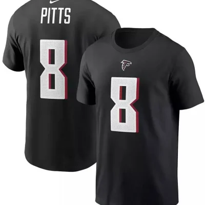 Kyle Pitts Black Atlanta Falcons T-shirt