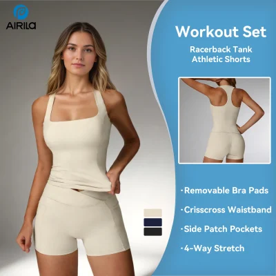 Airila 2 Pcs Women's Yoga Set